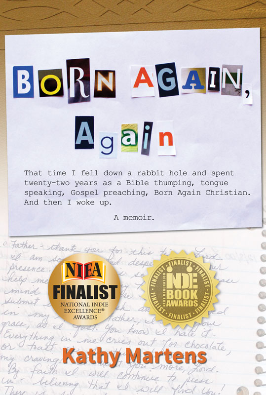 Born Again, Again Book Cover with Awards